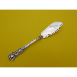 Rose Pattern silver butter knife Exeter 1856