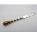 Sampson Mordan silver and agate paper knife 1901