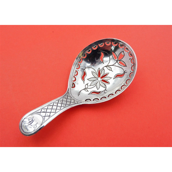 Samuel Pemberton Silver caddy Spoon Birmingham 1803