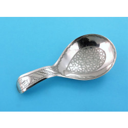 Samuel Pemberton silver caddy spoon Birmingham 1810