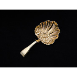 Samuel Pemberton silver gilt caddy spoon 1817