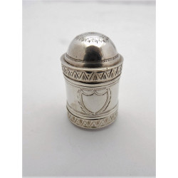Samuel Pemberton silver nutmeg grater 1790 SP