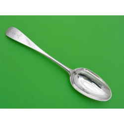 Scotish silver table spoon by Patrick Robertson Edinburgh 1772
