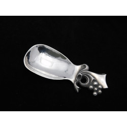 Scottish RE Stone silver caddy spoon Edinburgh 1973