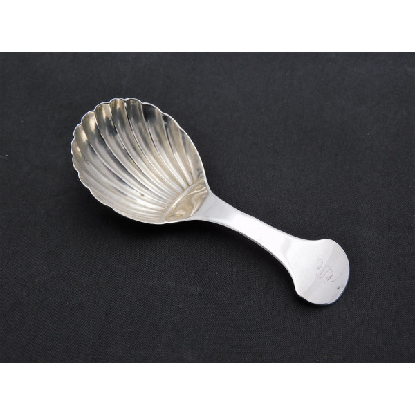 Scottish provincial silver caddy spoon Inverness 1830 John MacRae