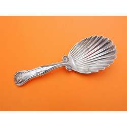 Scottish silver caddy spoon Edinburgh 1853 by AG Wighton