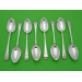 Scottish silver dessert spoons 1777 William Davie Edinburgh