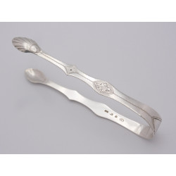 Sheffield silver sugar tongs Thomas law 1800