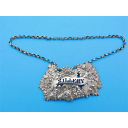 Sillery Silver wine label 1817 Matthew Linwood