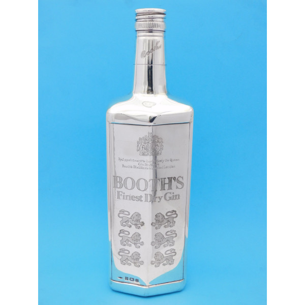 Silver Booths Gin Decanter Birmingham 1978