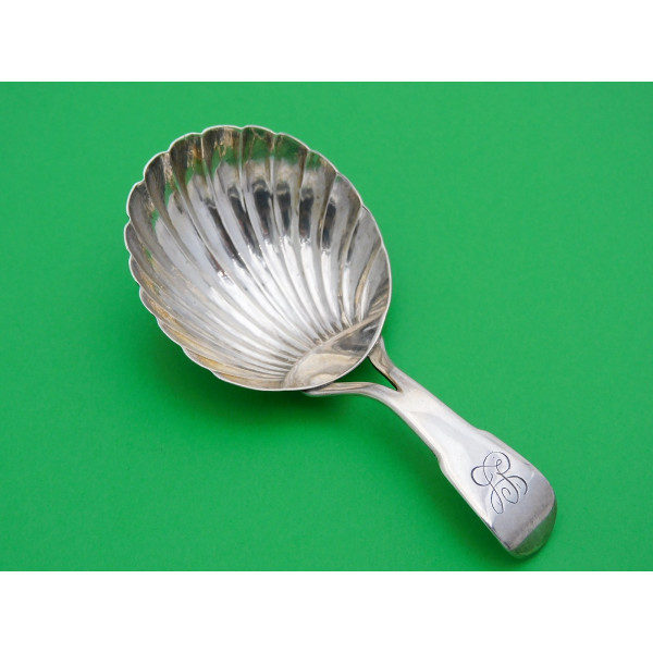 Silver Caddy Spoon London 1804 Richard Crossley
