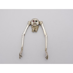 Silver Chinaman novelty silver sugar nips Francis Higgins 1889