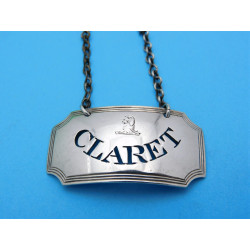 Silver Claret Label London 1794