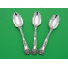 Silver Double shell laurel sorbet spoons Paul Storr