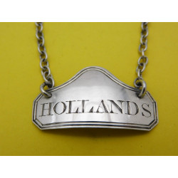 Silver Hollands Label London 1807
