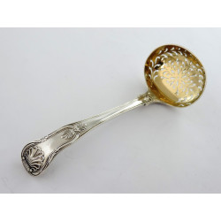 Silver Kings Pattern Sugar Sifter Spoon London 1834 by Benoni Stephens