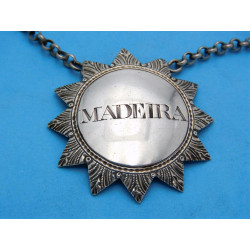Silver Madeira Star Wine Label by Susanna Barker