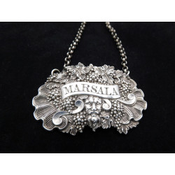 Silver Marsala Label Birmingham 1823 Joseph Taylor