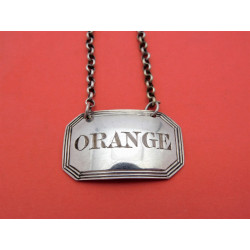 Silver Orange wine label Georgian