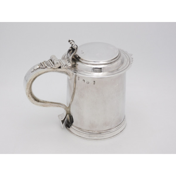 Silver Tankard London 1706 Daniel Sleamaker