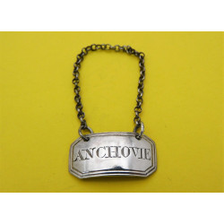 Silver anchovie sauce label Joseph Willmore