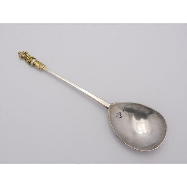 Silver aphrodite buddha knop spoon Plymouth Richard Chandler