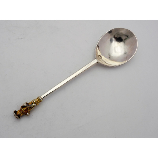 Silver apostle spoon London 1622 Daniel Cary St James The Less