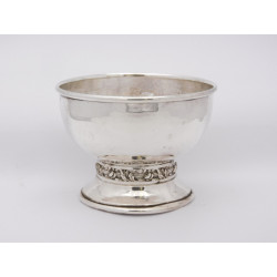 Silver arts crafts bowl A E Jones