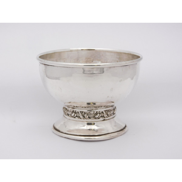 Silver arts crafts bowl A E Jones