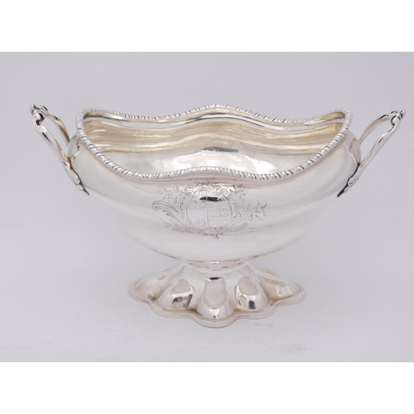 Silver butter bowl London 1769 John Berthellot