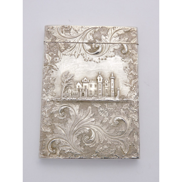 Silver card case Abbotsord Newstead Abbey Taylor Perry