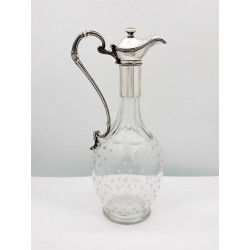 Silver claret Jug Sheffield 1876 by Fenton Brothers