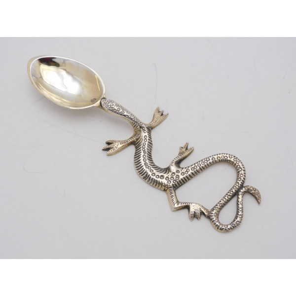 Silver crocodile spoon 1970 PLtd