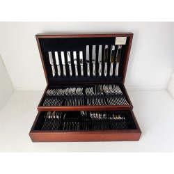 Silver cutlery service by Carrs Old English Boxed
