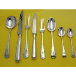 Silver feather Edge Cutlery for 12 people GSCOLtd