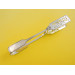 Silver fiddle thread asparagus tongs 1846 by Savoury