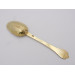 Silver gilt William Mary trefid spoon by Lawrence Cole