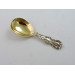 Silver gilt caddy spoon London 1860 by Francis Higgins