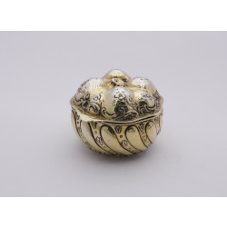 Silver gilt fruit Box Sheffield 1893 S B Landeck
