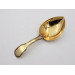 Silver gilt heart shaped caddy spoon London 1802 Josiah Snatt
