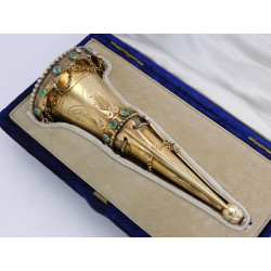 Silver gilt posy vase London 1864 alexander macrae