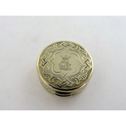 Silver gilt vinaigrette london 1968 Thomas Johnson