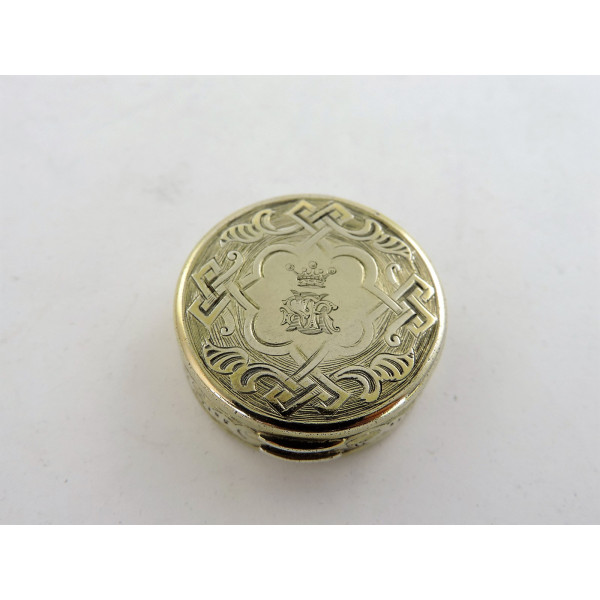 Silver gilt vinaigrette london 1968 Thomas Johnson