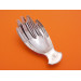 Silver hand caddy spoon by Josiah Snatt