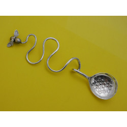 Silver honey bee spoon Edinburgh PKR