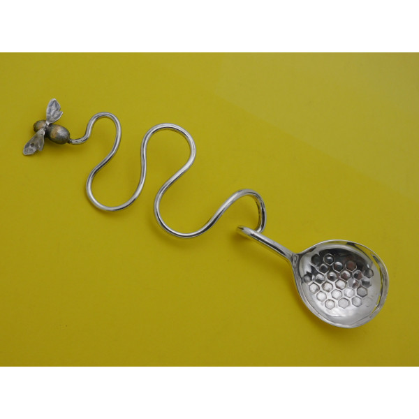 Silver honey bee spoon Edinburgh PKR