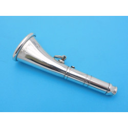 Silver hunting horn by David George Keat Kohler