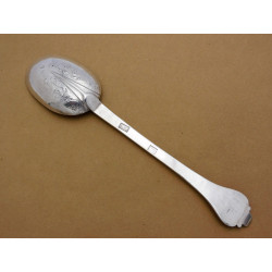 Silver laceback trefid spoon Plymouth Peter Rowe