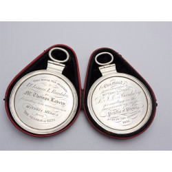 Silver medical medal Dr Bardsley Manchester 1833