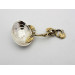 Silver mussell shell caddy spoon by francis Higgins